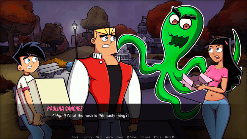 Sam Manson en el juego