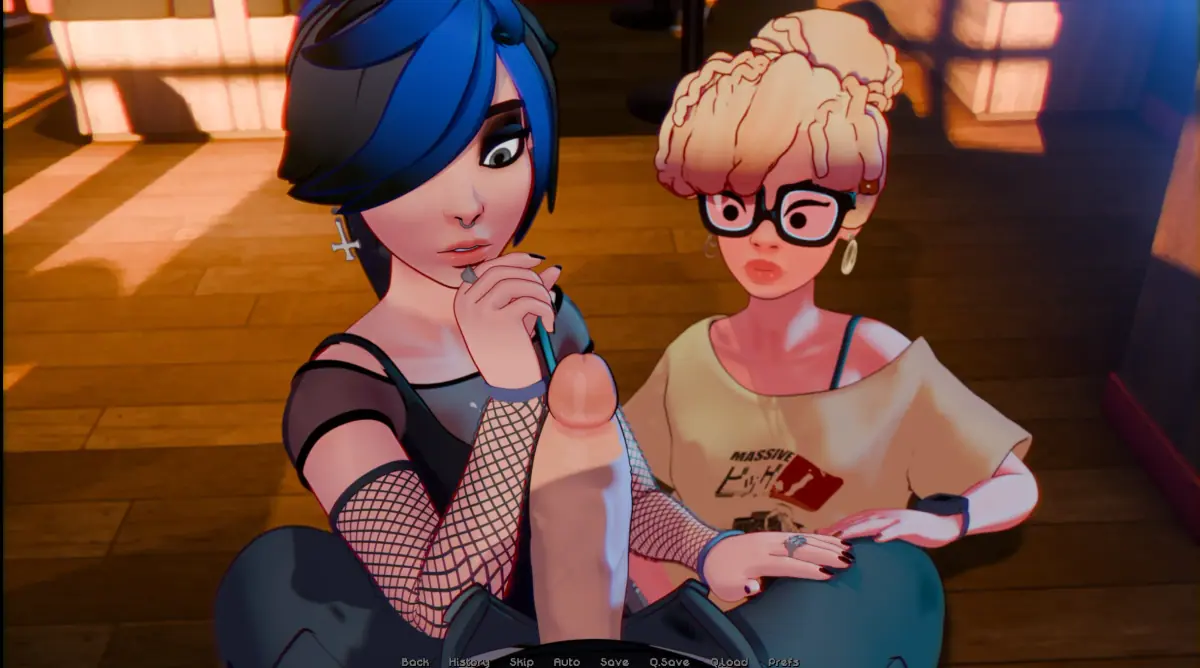 Escena de comedia del juego